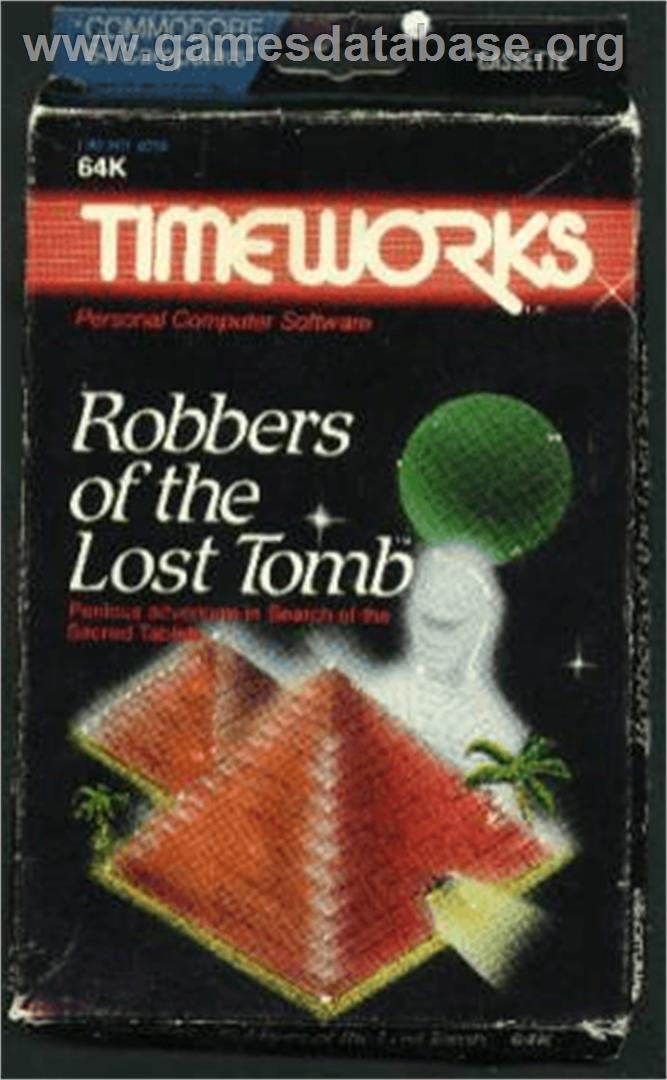 Robbers Of The Lost Tomb - Commodore 64 - Artwork - Box