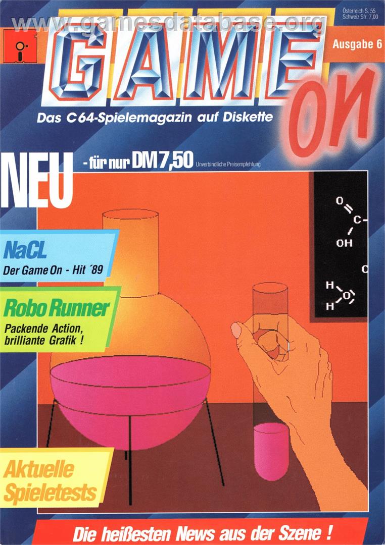 Robo Runner - Commodore 64 - Artwork - Box