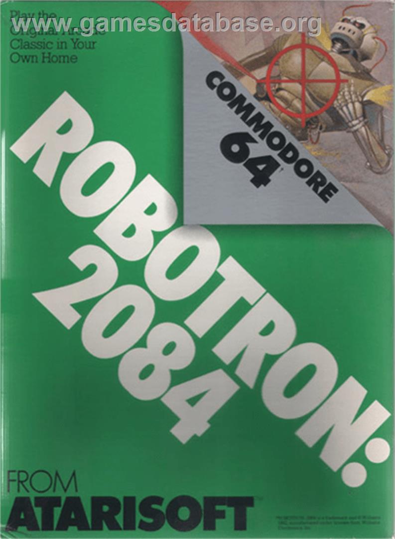 Robotron - 2084 - Commodore 64 - Artwork - Box