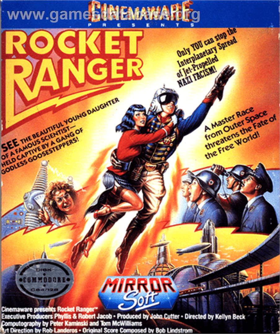 Rocket Ranger - Commodore 64 - Artwork - Box