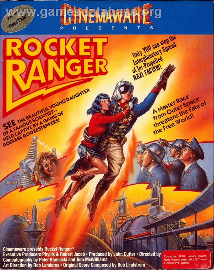 Rocket Ranger - Commodore 64 - Artwork - Box
