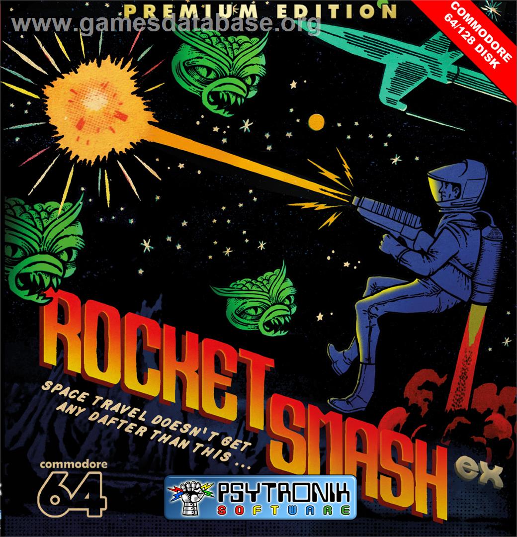 Rocket Smash Ex - Commodore 64 - Artwork - Box
