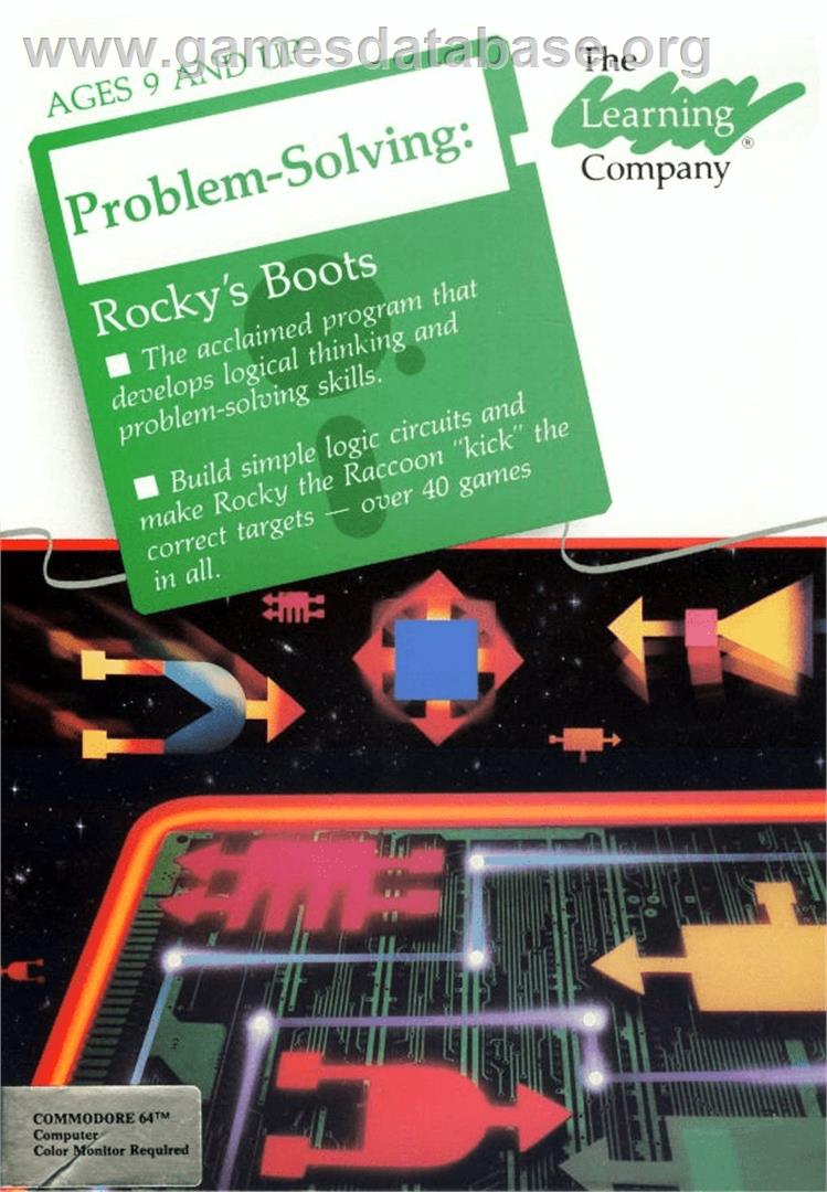 Rocky's Boots - Commodore 64 - Artwork - Box