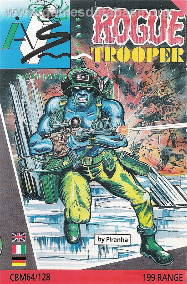 Rogue Trooper - Commodore 64 - Artwork - Box