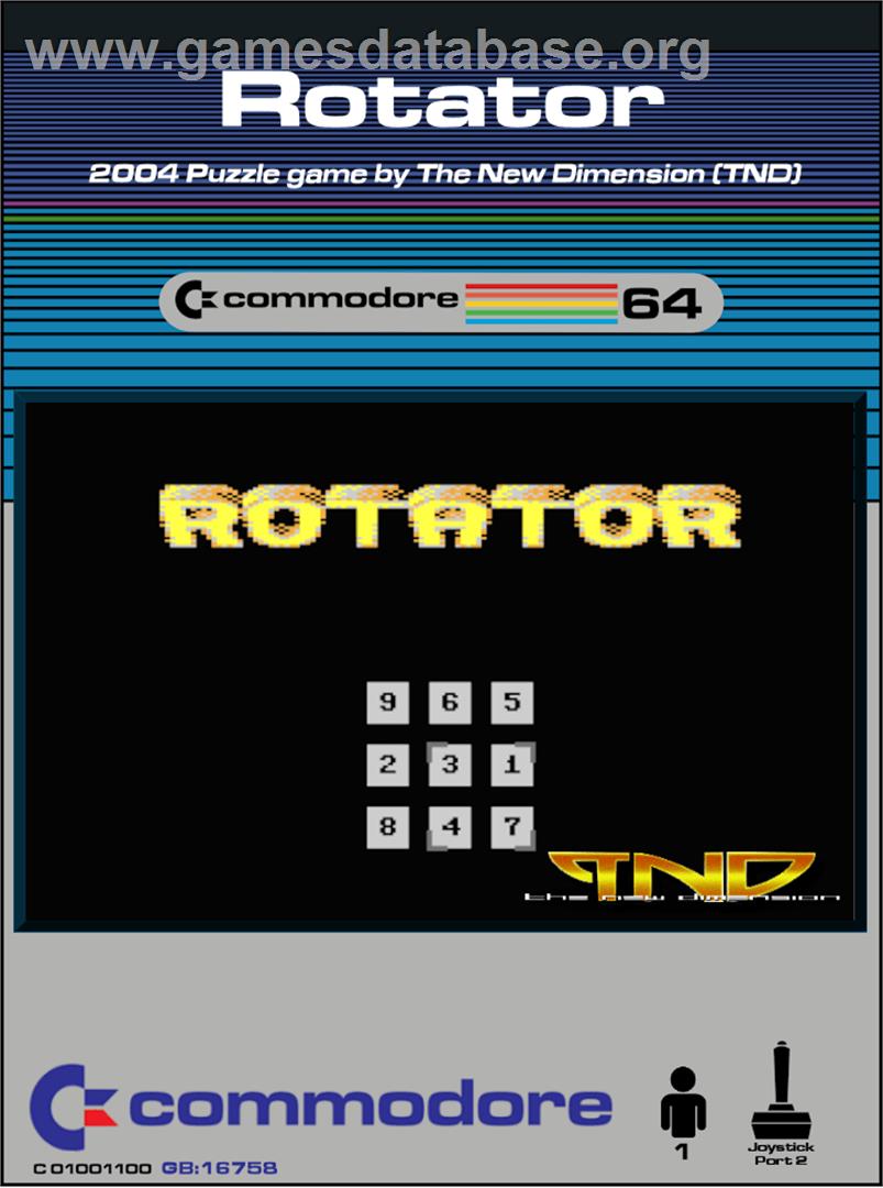 Rotator - Commodore 64 - Artwork - Box
