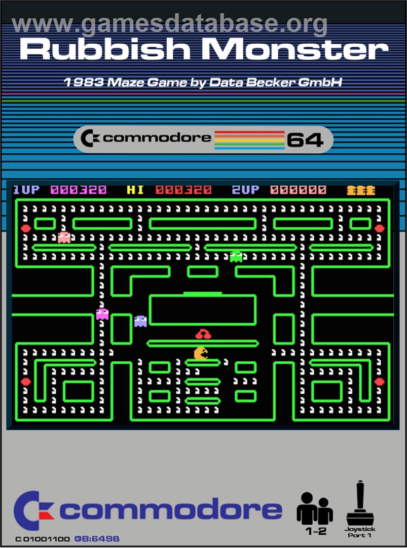 Rubbish Monster - Commodore 64 - Artwork - Box