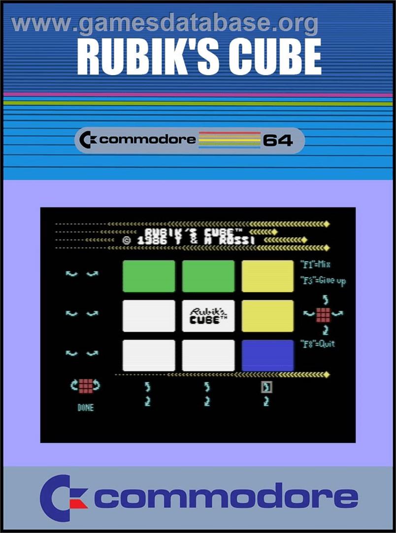 Rubik's Cube (Peter Craven) - Commodore 64 - Artwork - Box