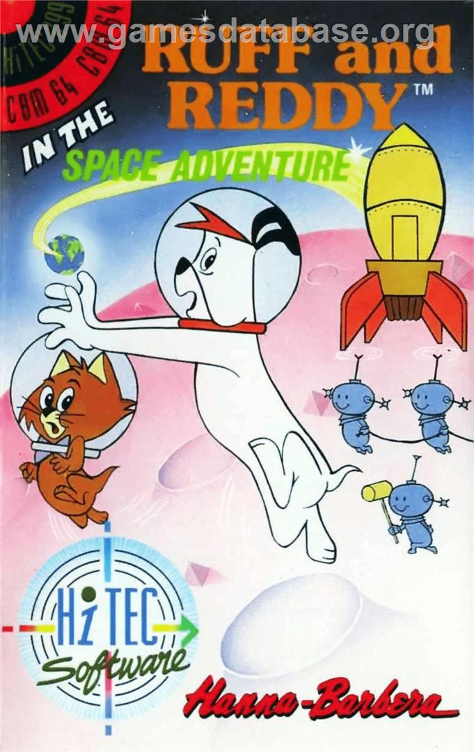 Ruff And Reddy In The Space Adventure - Commodore 64 - Artwork - Box