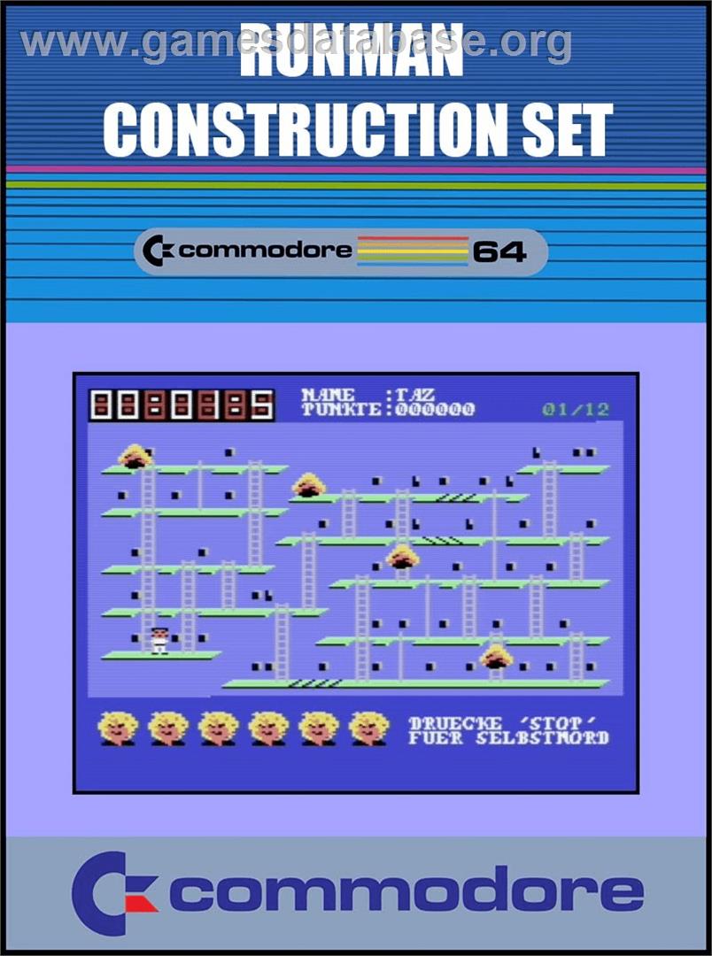 Runman Construction Set - Commodore 64 - Artwork - Box