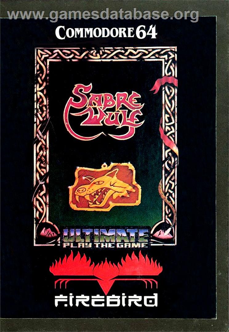 Sabre Wulf - Commodore 64 - Artwork - Box