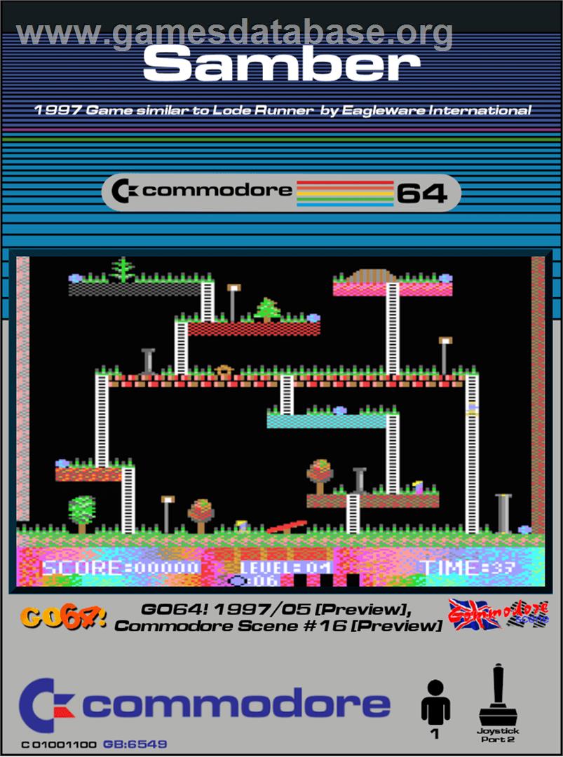 Samber - Commodore 64 - Artwork - Box