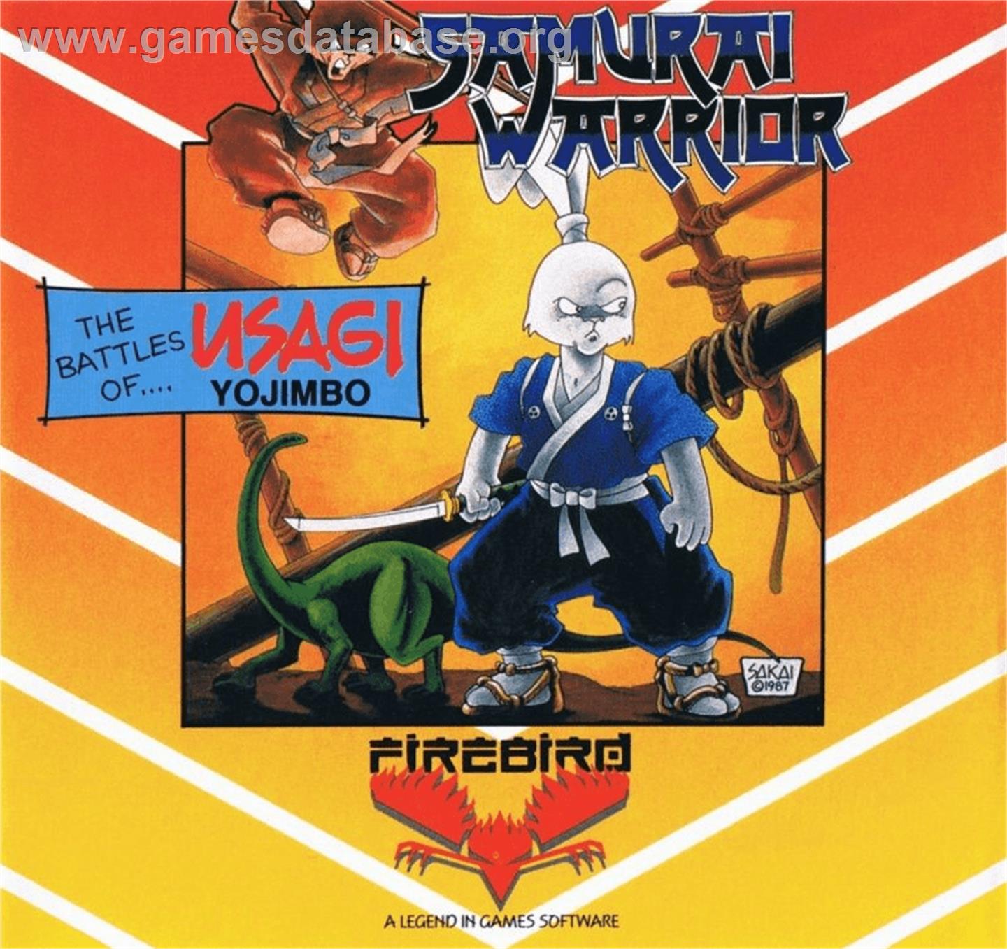 Samurai Warrior - The Battles Of Usaji Yojimbo - Commodore 64 - Artwork - Box
