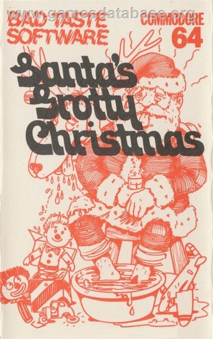 Santa's Grotty Christmas - Commodore 64 - Artwork - Box