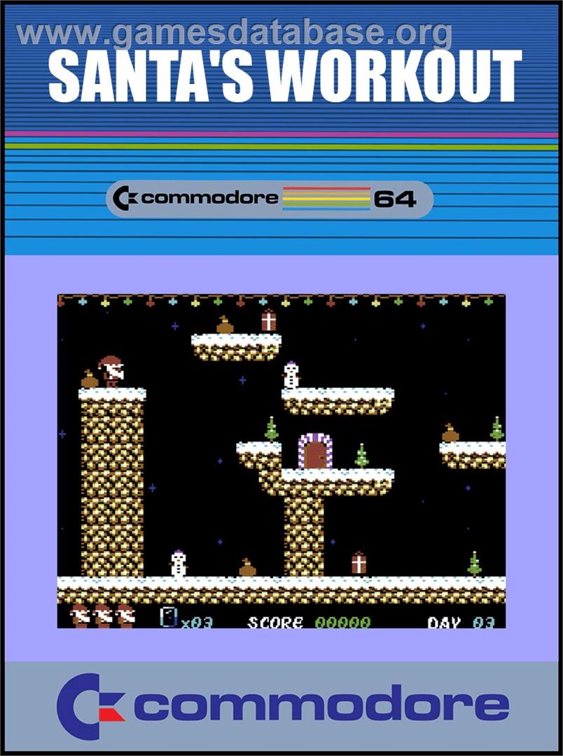 Santa's Workout - Commodore 64 - Artwork - Box