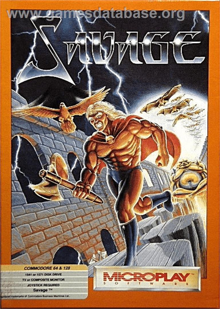 Savage - Commodore 64 - Artwork - Box