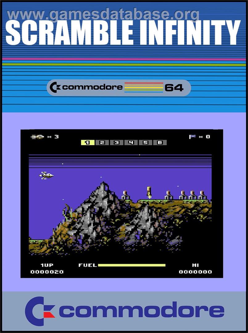 Scramble Infinity - Commodore 64 - Artwork - Box