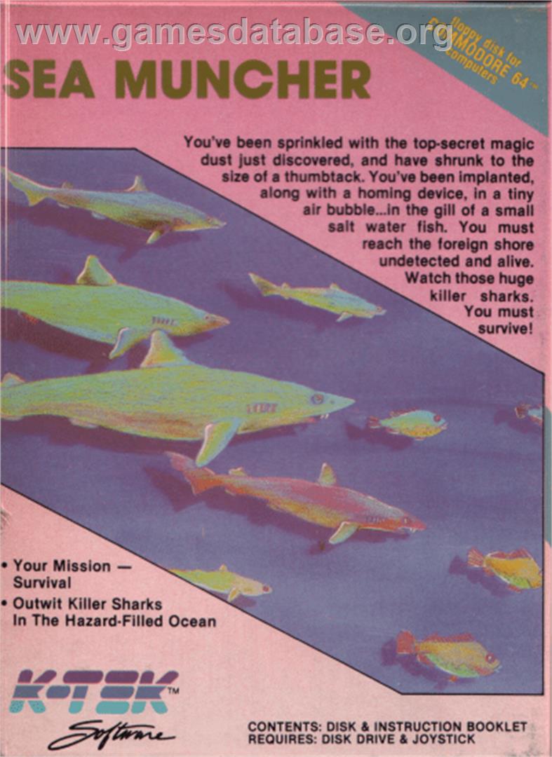 Sea Muncher - Commodore 64 - Artwork - Box