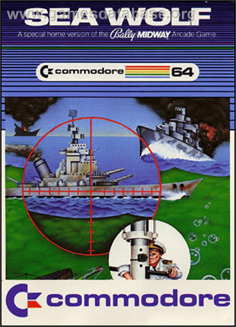 Sea Wolf - Commodore 64 - Artwork - Box