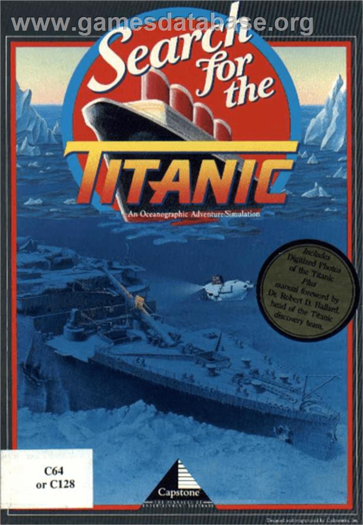 Search for the Titanic - Commodore 64 - Artwork - Box