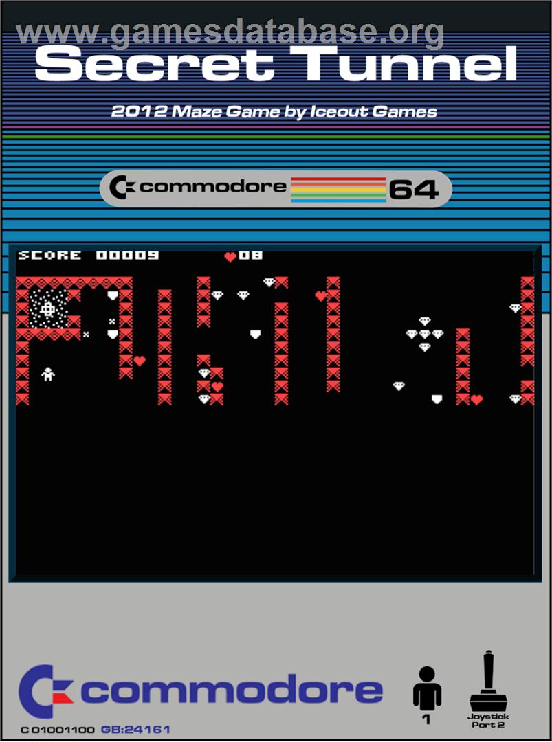 Secret Tunnel - Commodore 64 - Artwork - Box