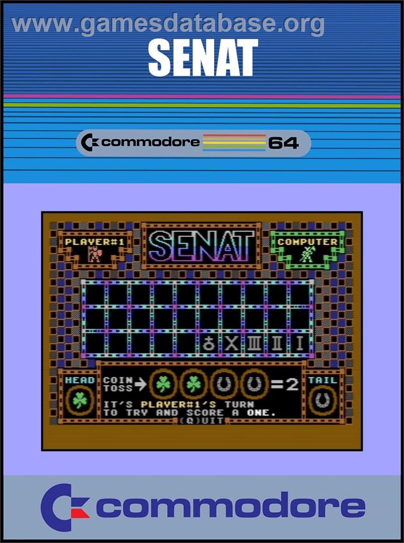 Senat - Commodore 64 - Artwork - Box
