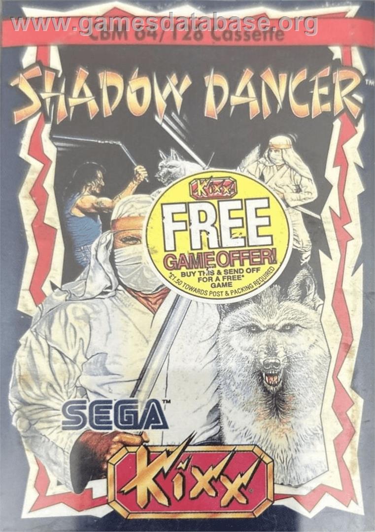 Shadow Dancer - Commodore 64 - Artwork - Box