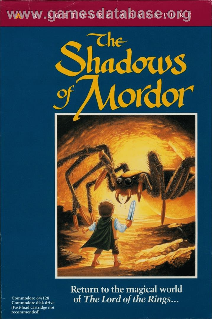 Shadows of Mordor - Commodore 64 - Artwork - Box