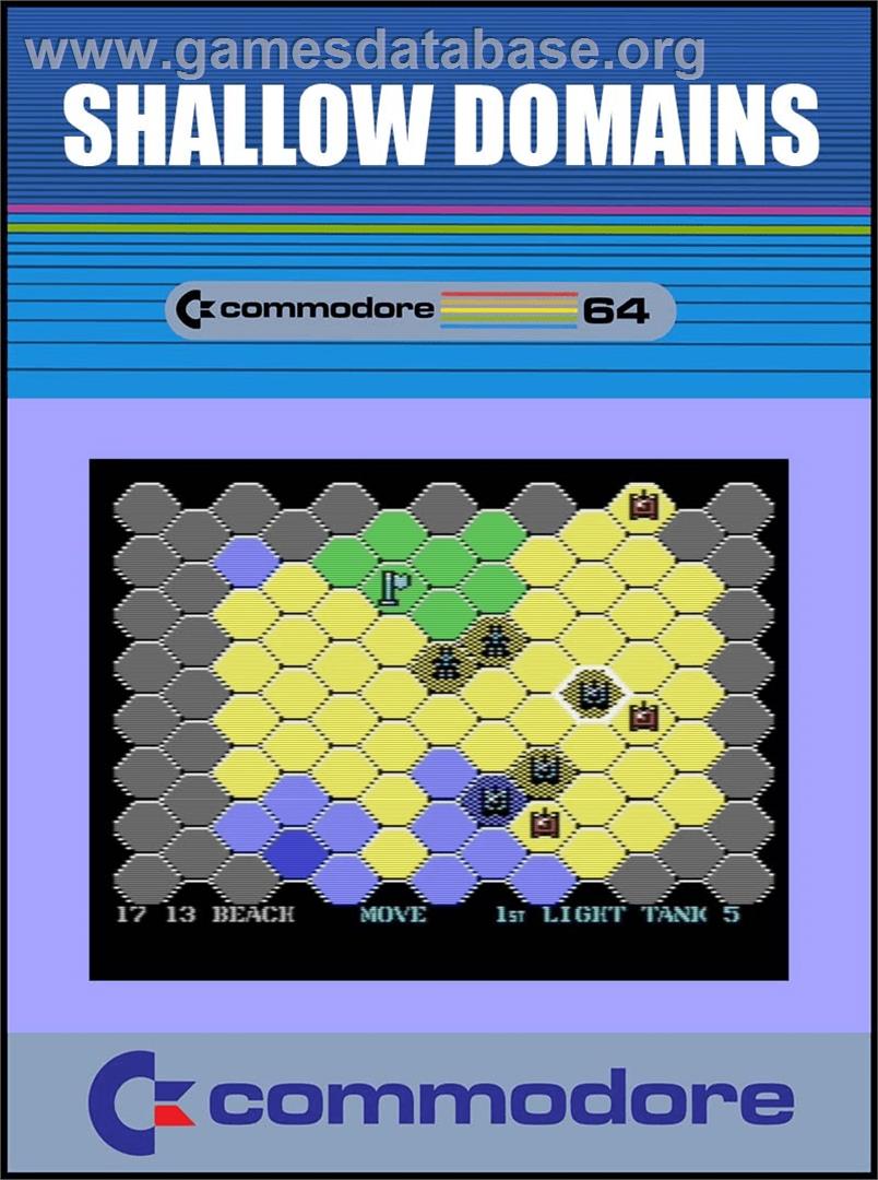 Shallow Domains - Commodore 64 - Artwork - Box
