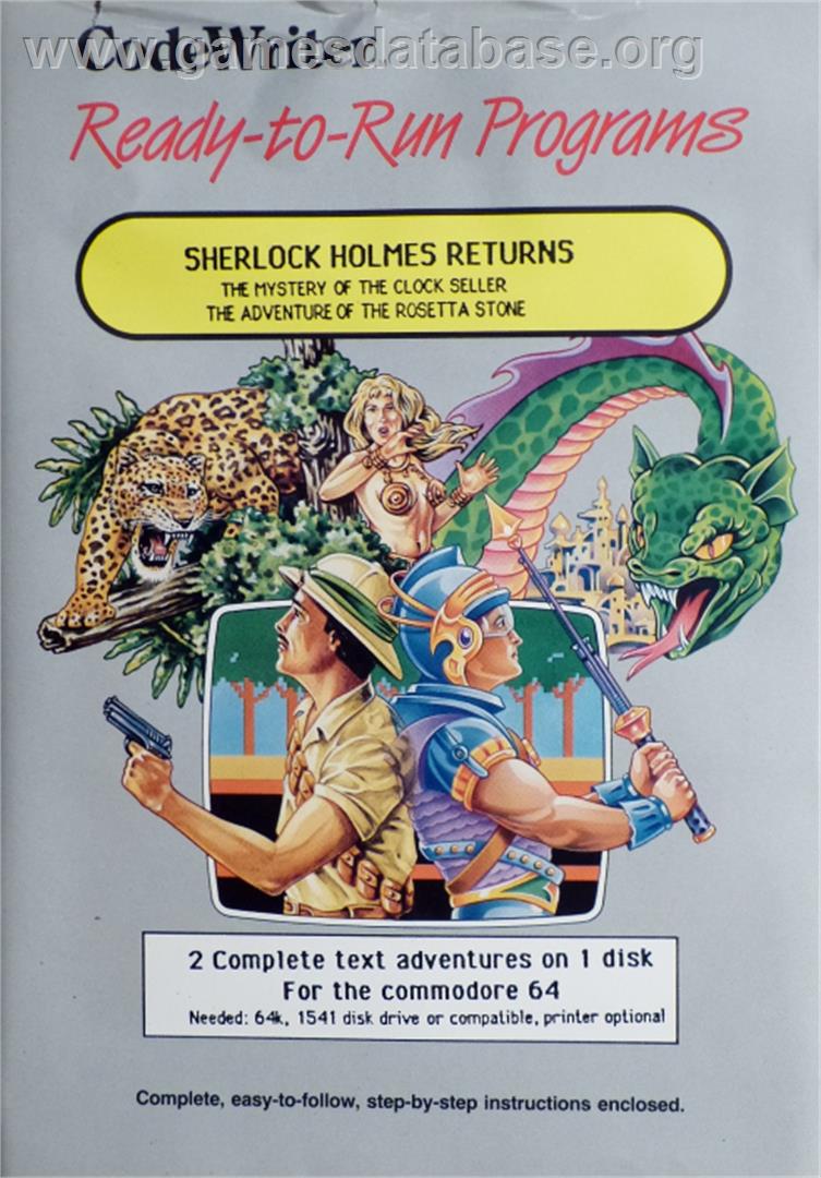 Sherlock Holmes Returns - Commodore 64 - Artwork - Box