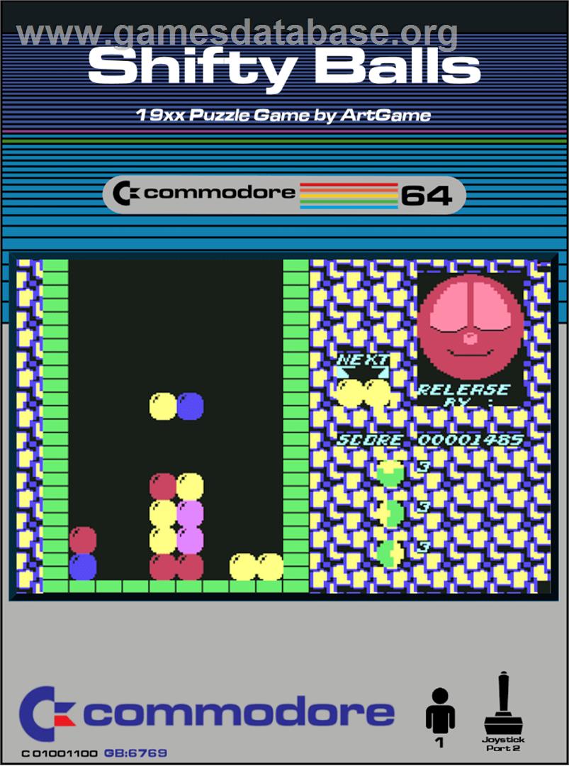 Shifty Balls - Commodore 64 - Artwork - Box