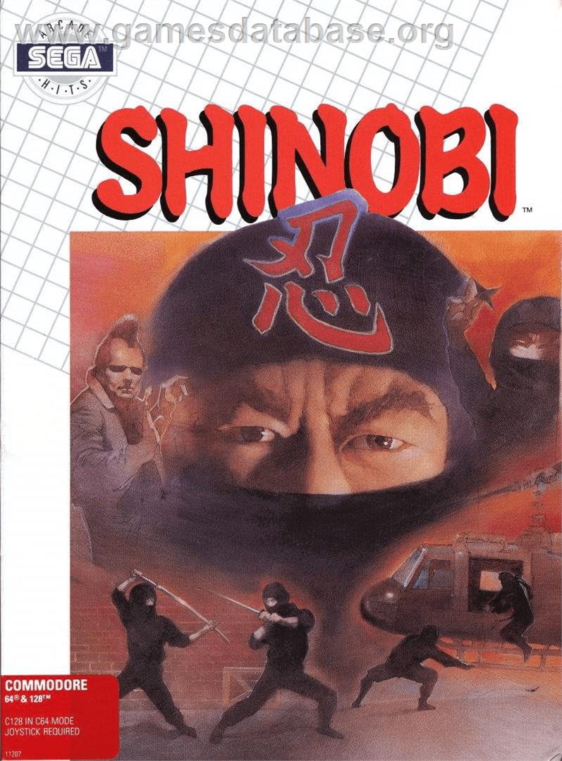 Shinobi - Commodore 64 - Artwork - Box