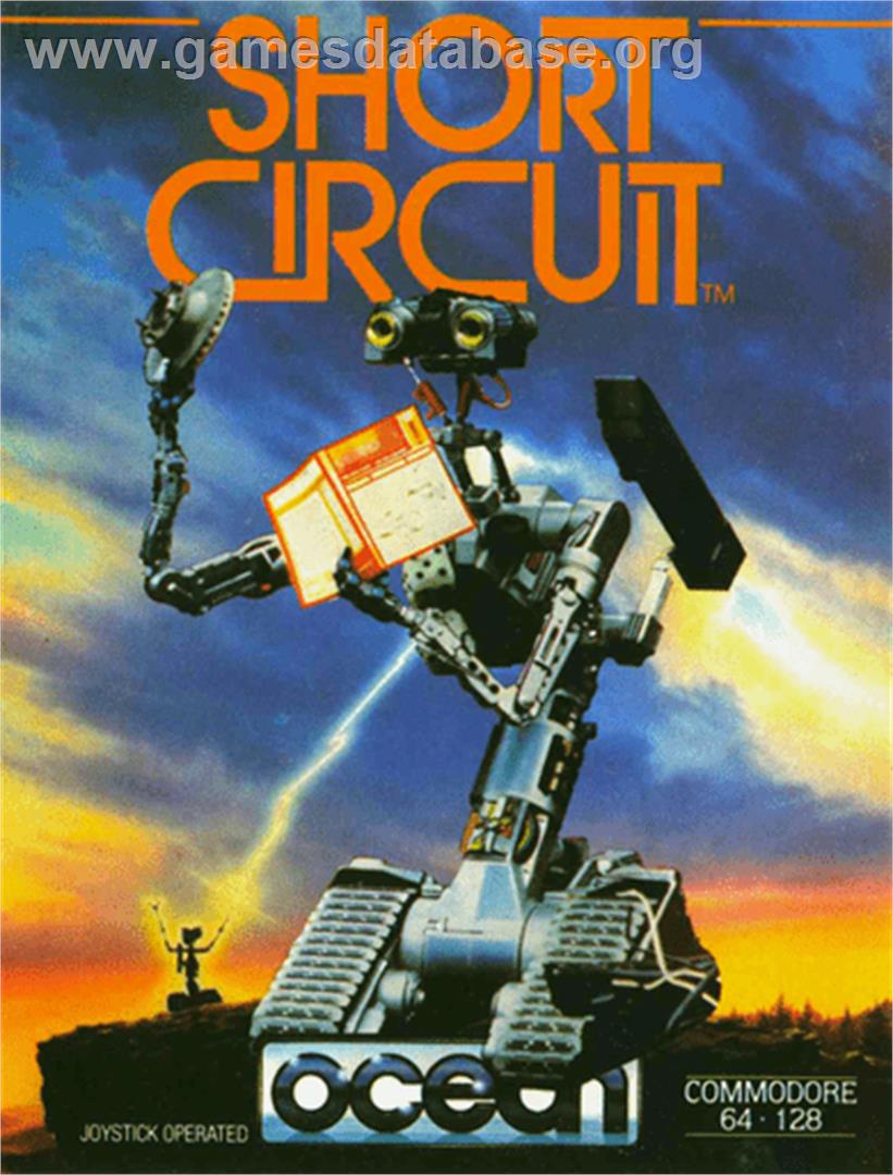 Short Circuit - Commodore 64 - Artwork - Box