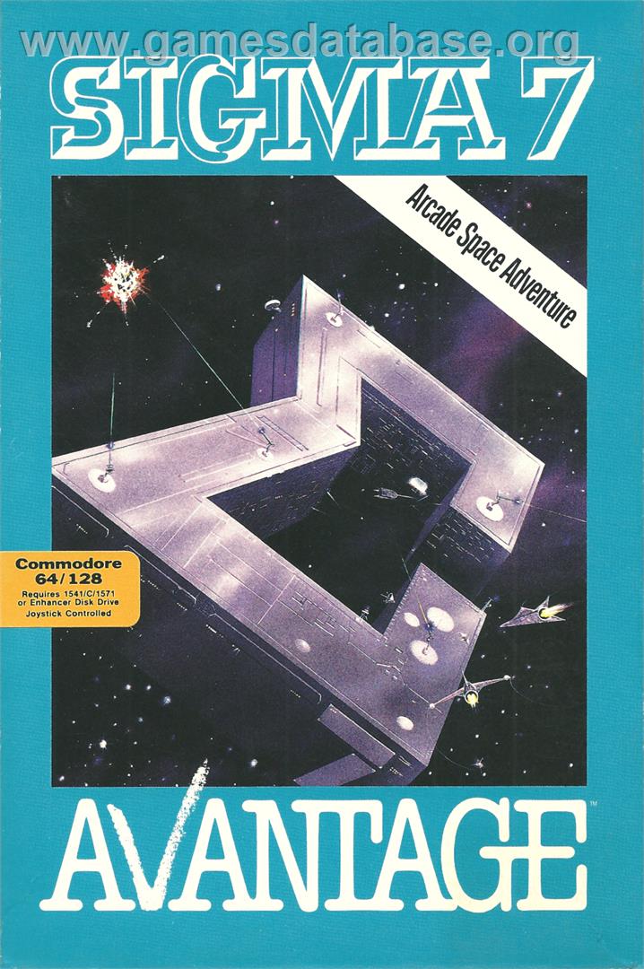 Sigma 7 - Commodore 64 - Artwork - Box