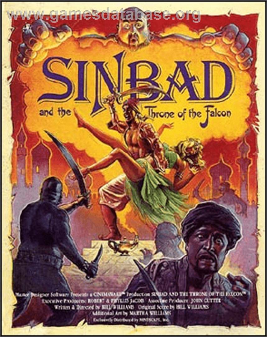 Sinbad And The Throne Of The Falcon - Commodore 64 - Artwork - Box