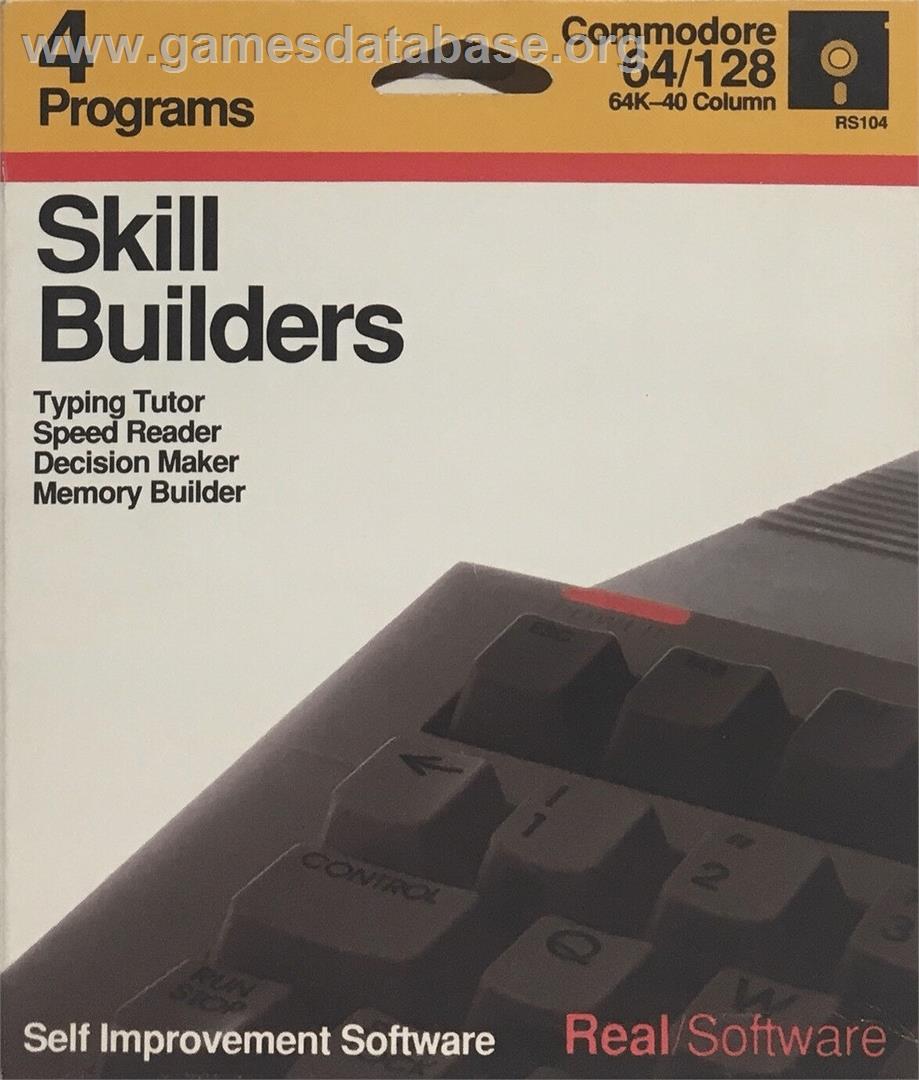 Skill Builders - Commodore 64 - Artwork - Box