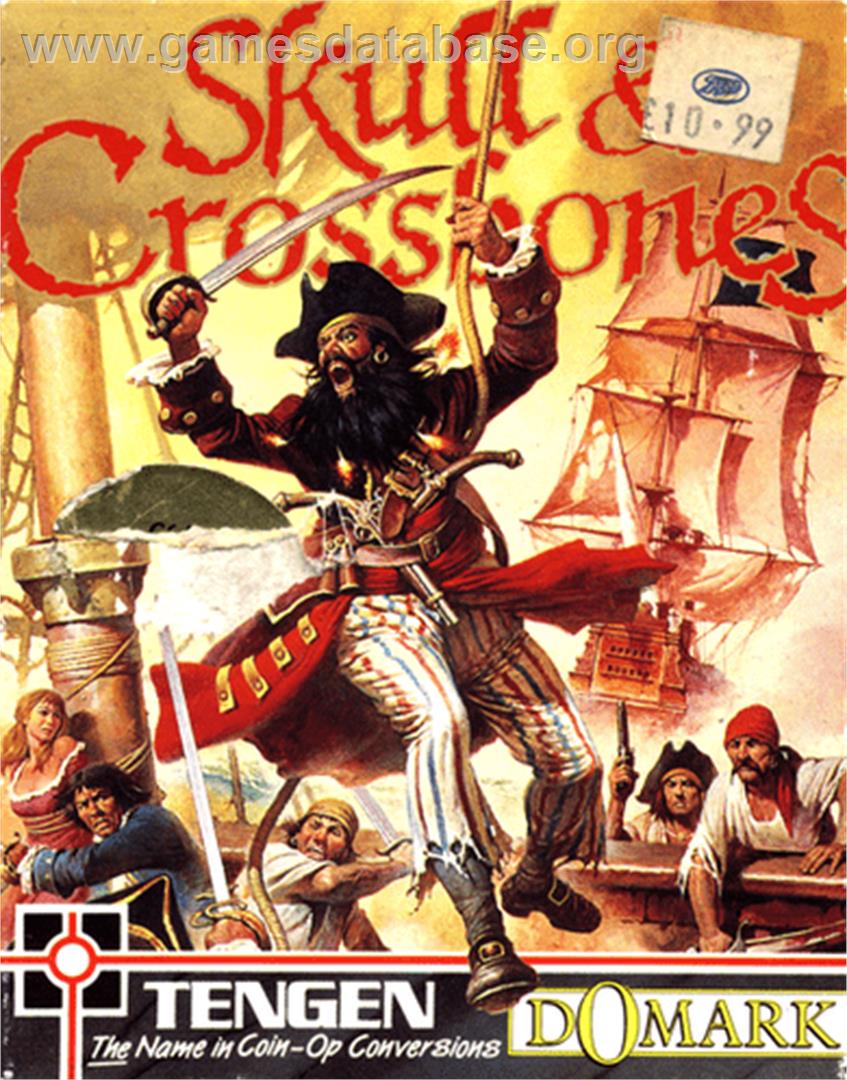 Skull & Crossbones - Commodore 64 - Artwork - Box