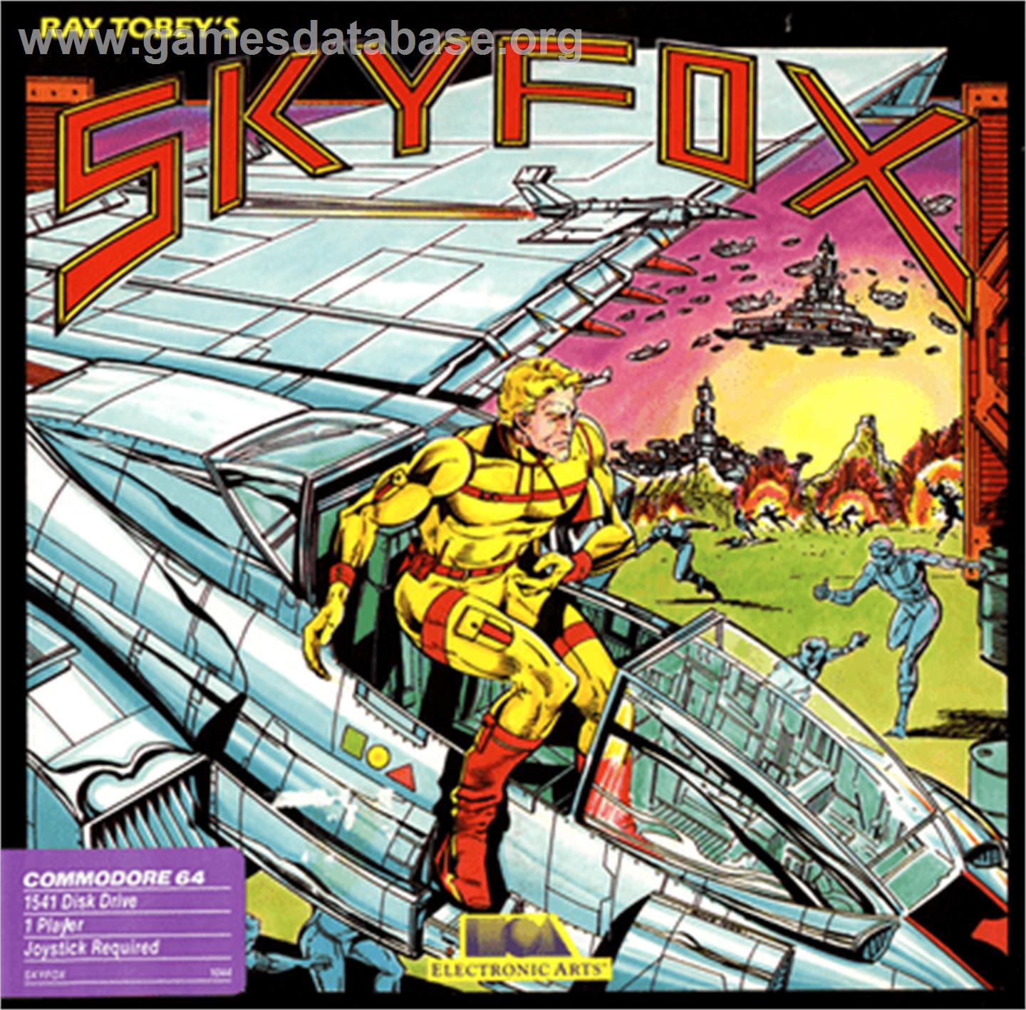 Skyfox - Commodore 64 - Artwork - Box