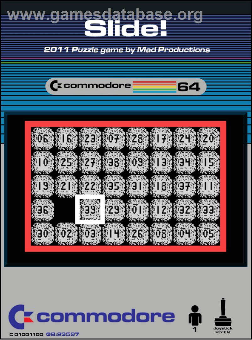 Slide (Loadstar) - Commodore 64 - Artwork - Box