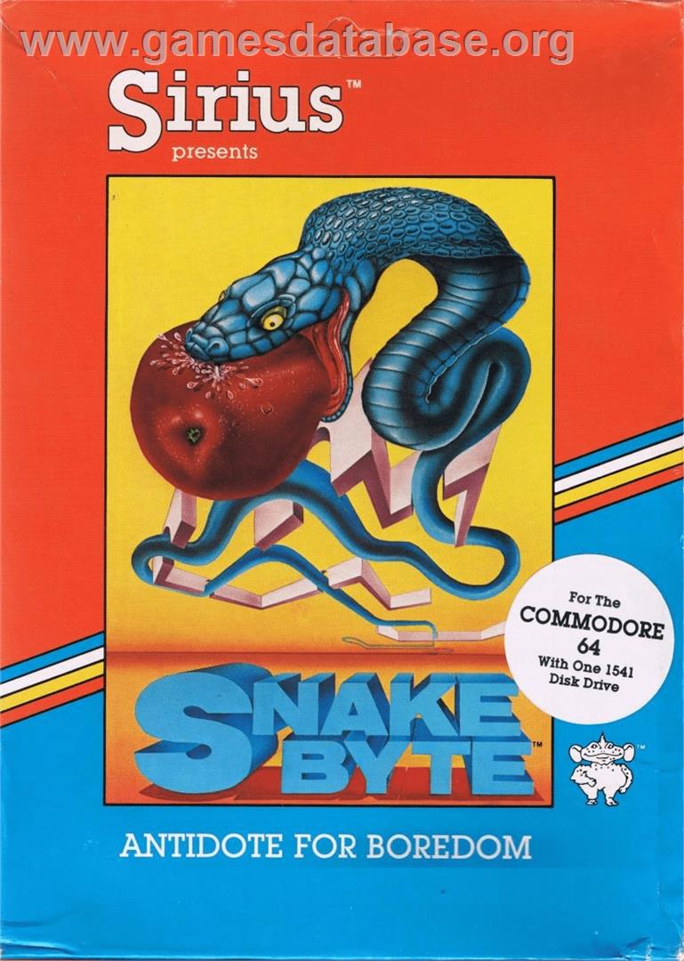 Snake Byte - Commodore 64 - Artwork - Box