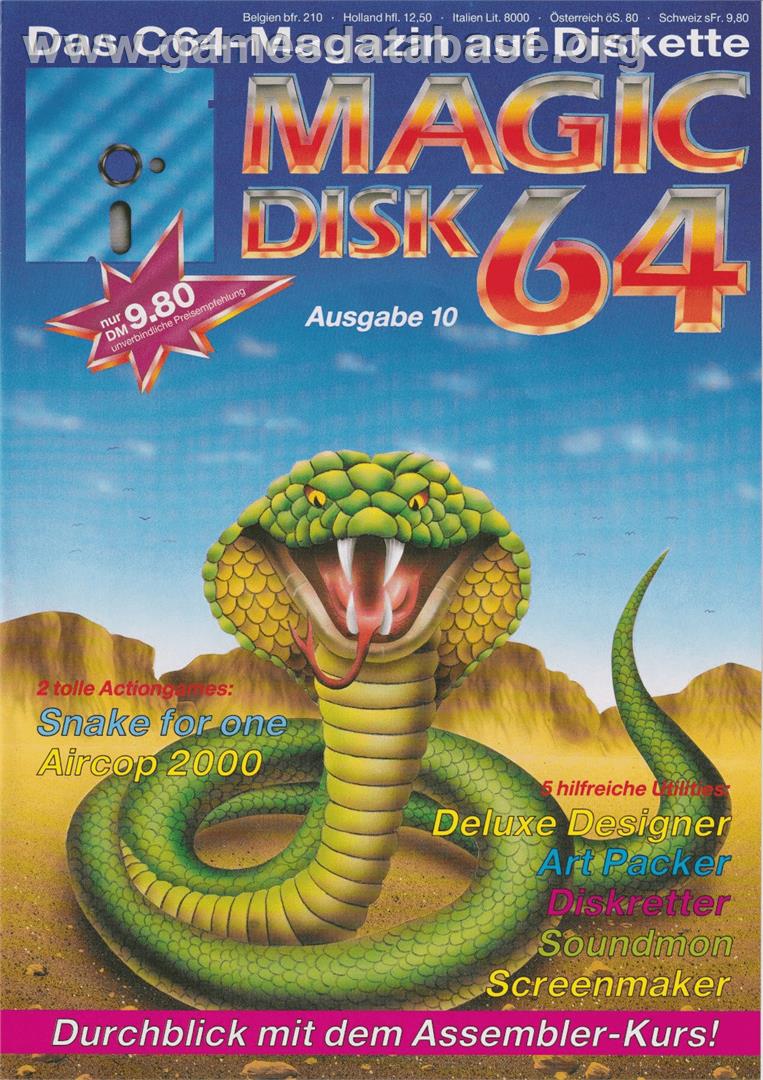 Snake For One - Commodore 64 - Artwork - Box