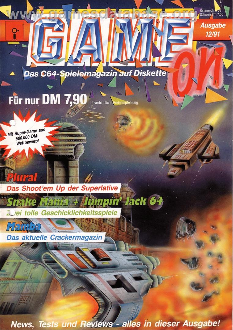Snake Mania - Commodore 64 - Artwork - Box