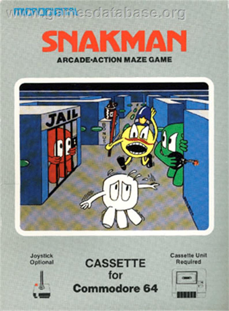 Snakman - Commodore 64 - Artwork - Box