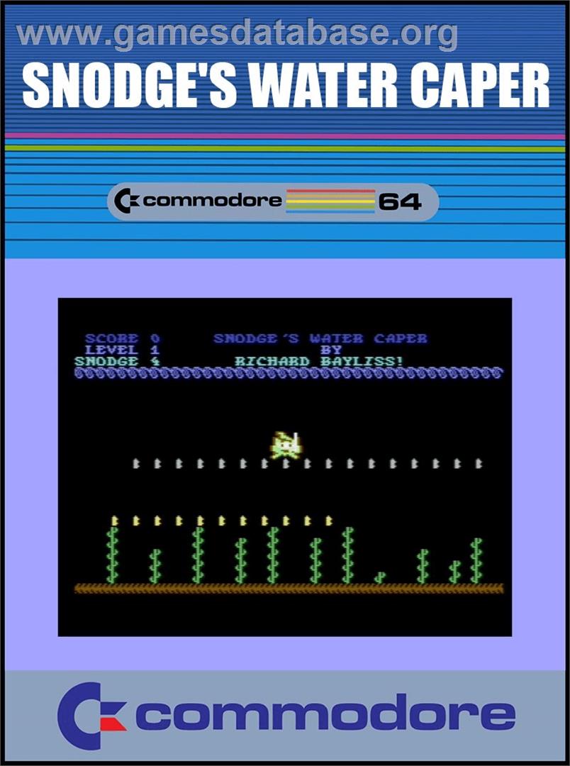Snodge's Water Caper - Commodore 64 - Artwork - Box