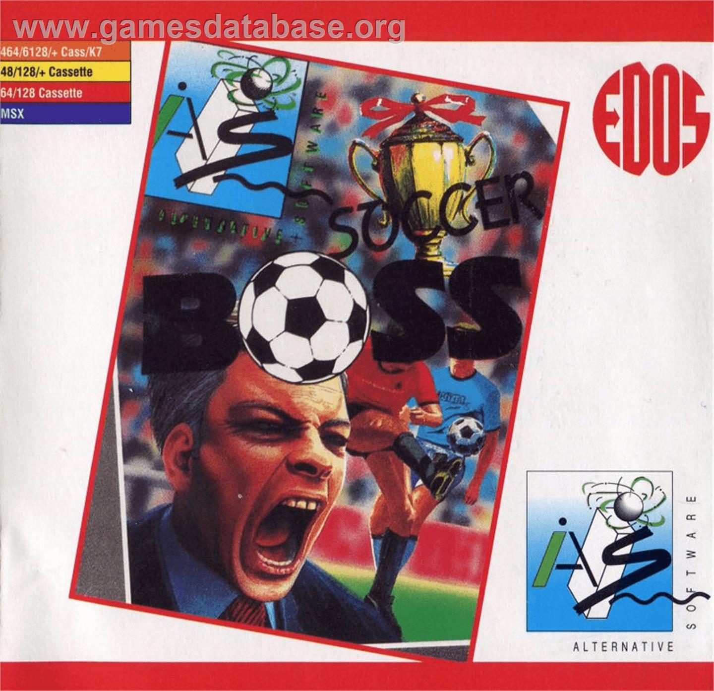 Soccer Boss - Commodore 64 - Artwork - Box