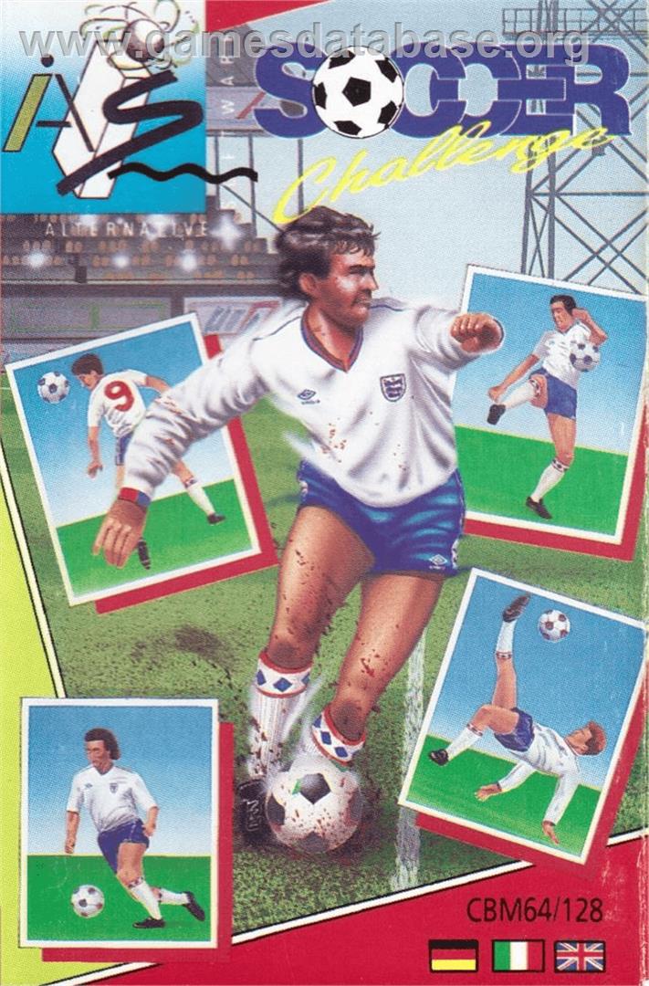 Soccer Challenge - Commodore 64 - Artwork - Box