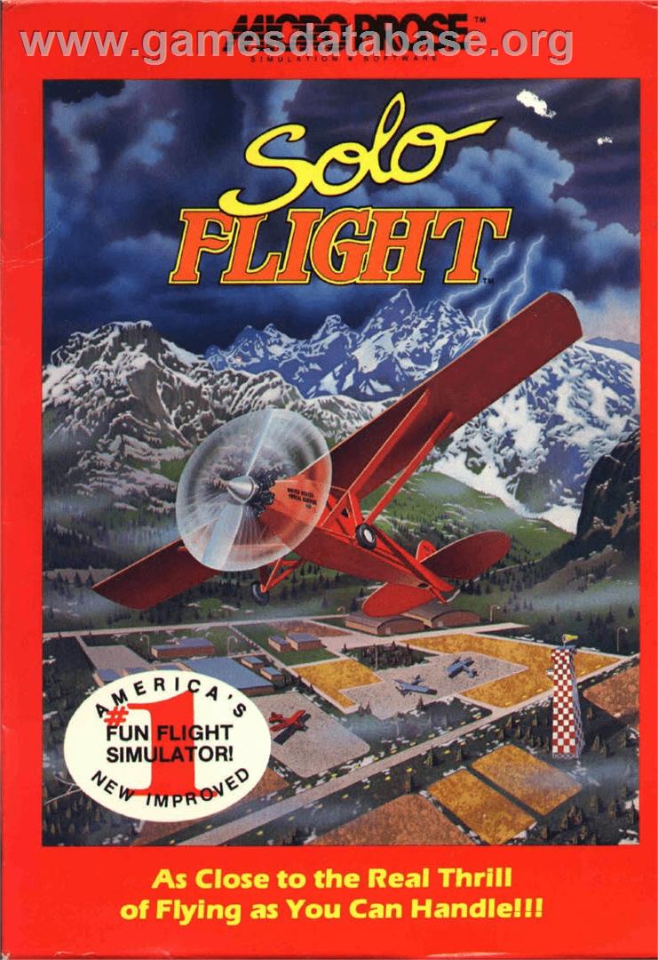 Solo Flight - 2nd Edition - Commodore 64 - Artwork - Box