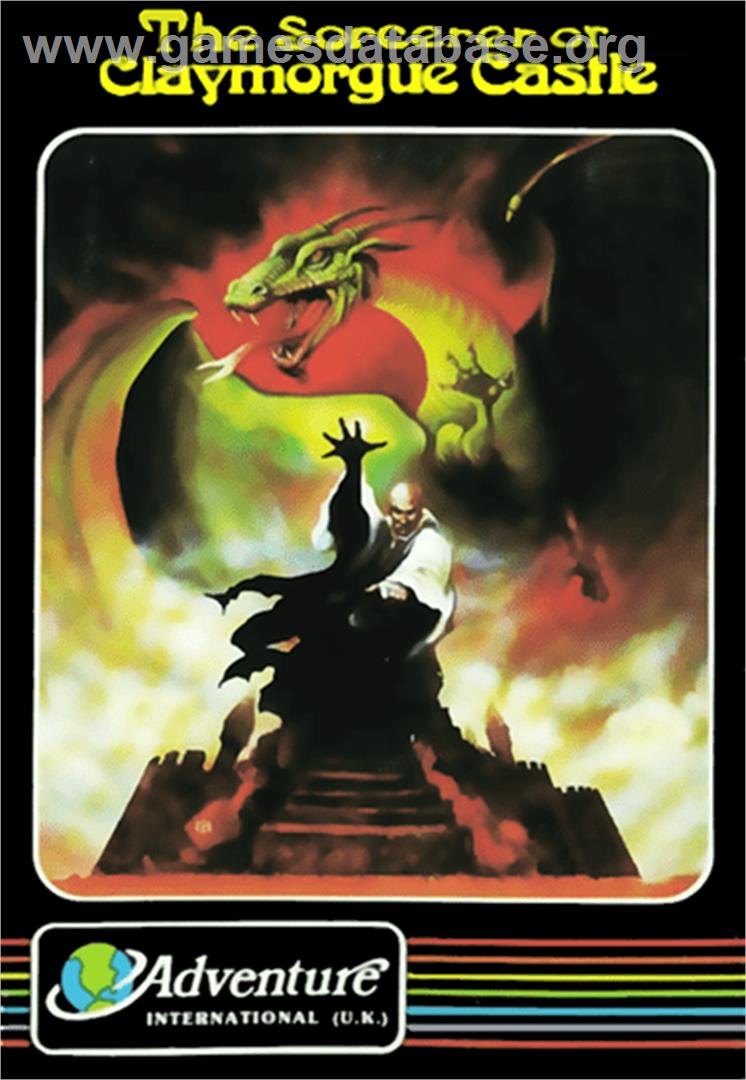 Sorcerer of Claymorgue Castle - Commodore 64 - Artwork - Box