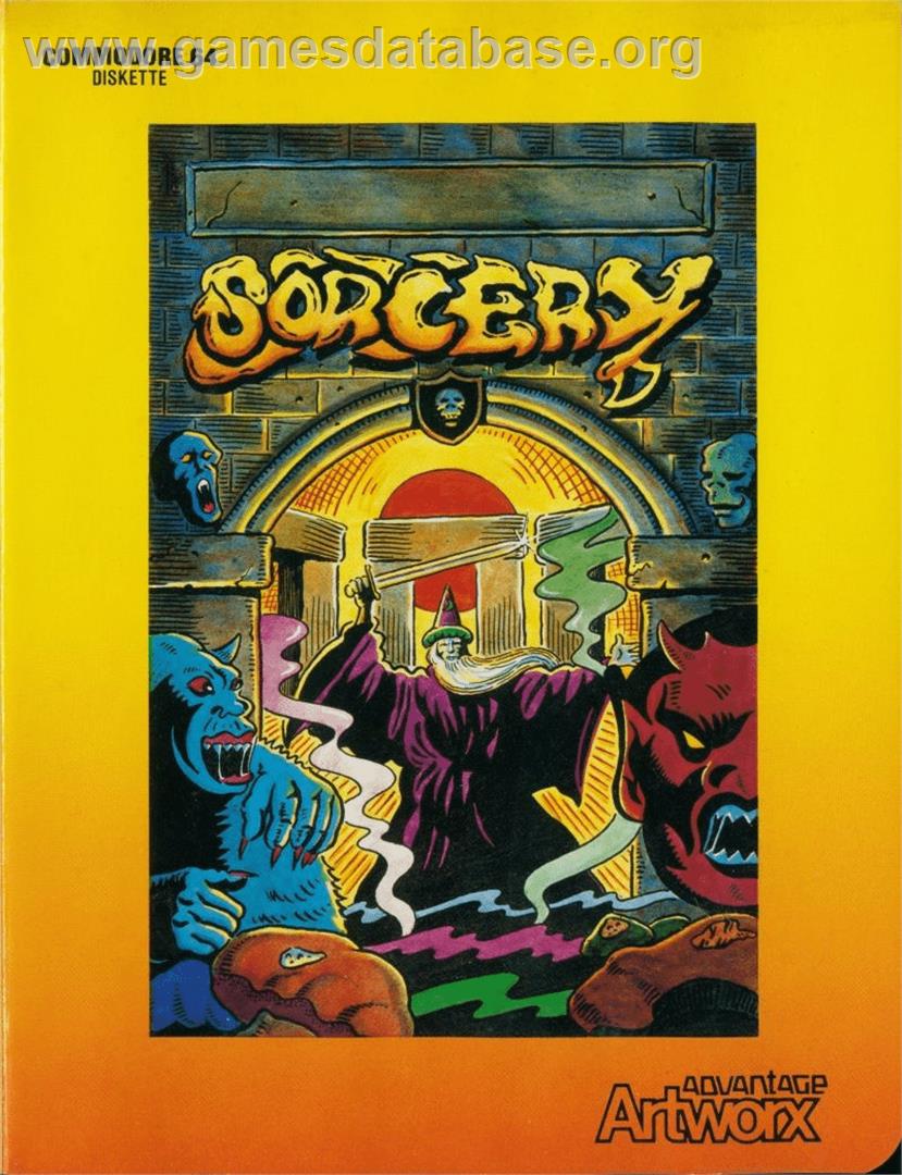 Sorcery - Commodore 64 - Artwork - Box