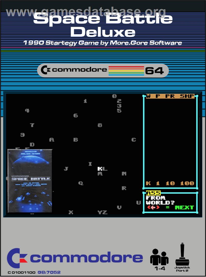 Space Battle Deluxe - Commodore 64 - Artwork - Box