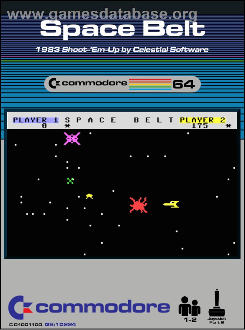 Space Belt - Commodore 64 - Artwork - Box